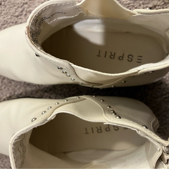 Espirit white bootie size 7.5 - Picture 3 of 6